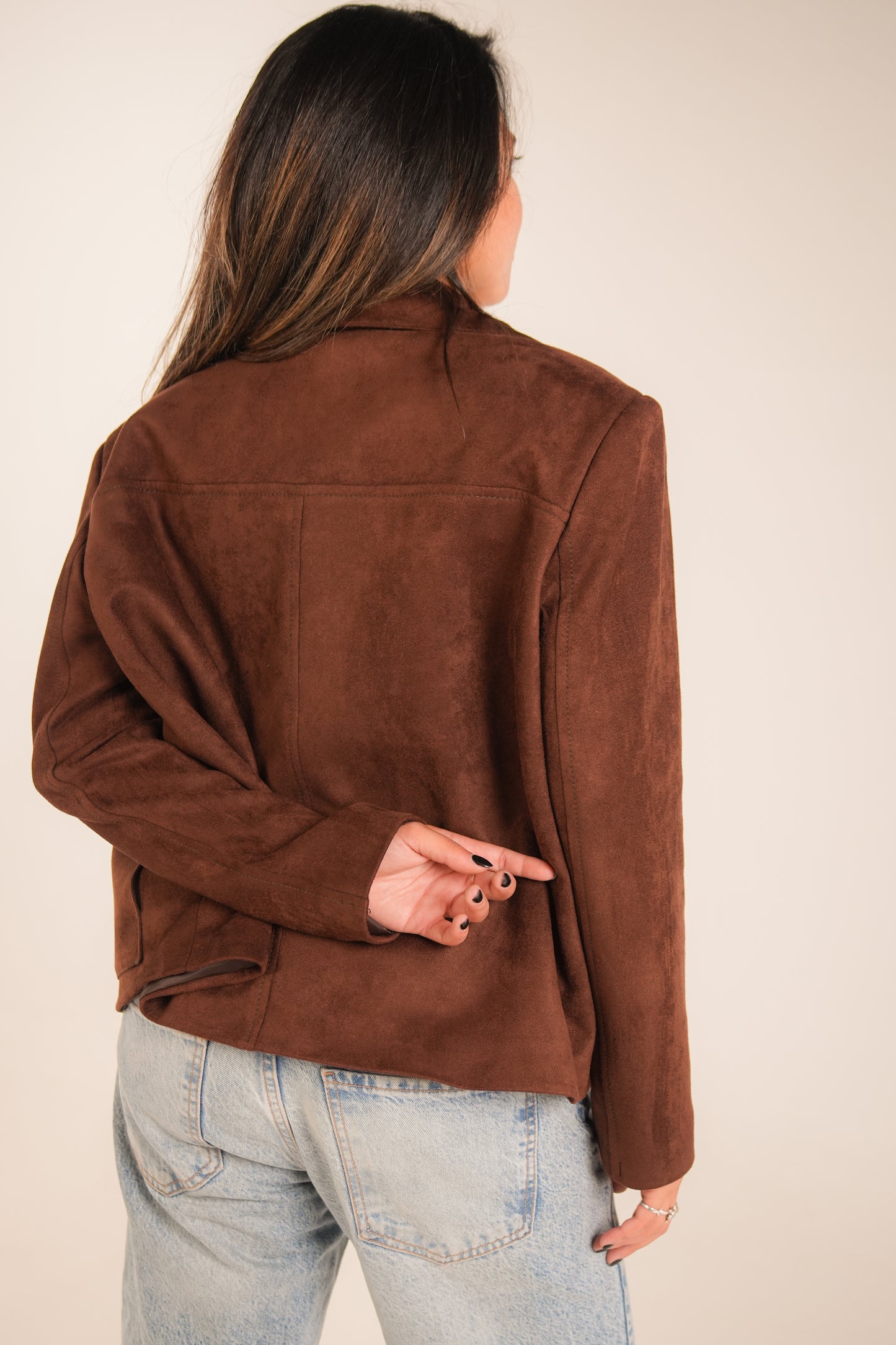 The Brown Suede Frame