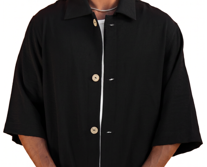 Loom Black Overshirt