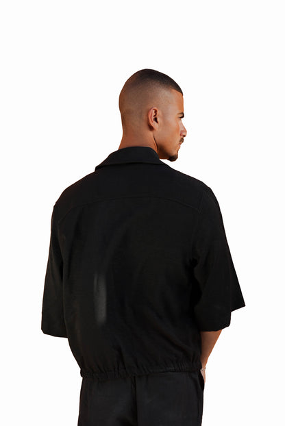 Loom Black Overshirt