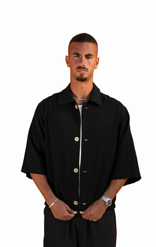 Loom Black Overshirt