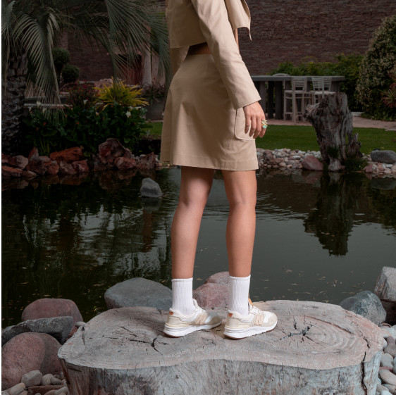 Half Jacket Skirt - Beige